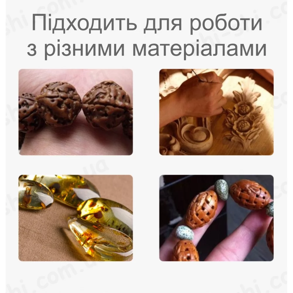 Профессиональная ручная мини дрель с трехкулачковым патроном - Ø свёрл от 0.3 до 3.2 мм
